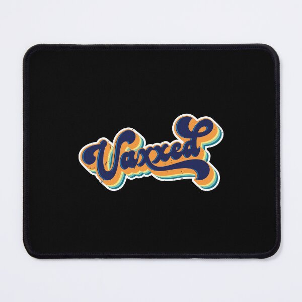 Item preview, Vaxxed Retro Style Blue designed and sold by geekyT.
