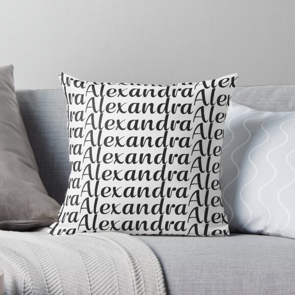 Alexandra Throw Pillow for Sale by 99Posters