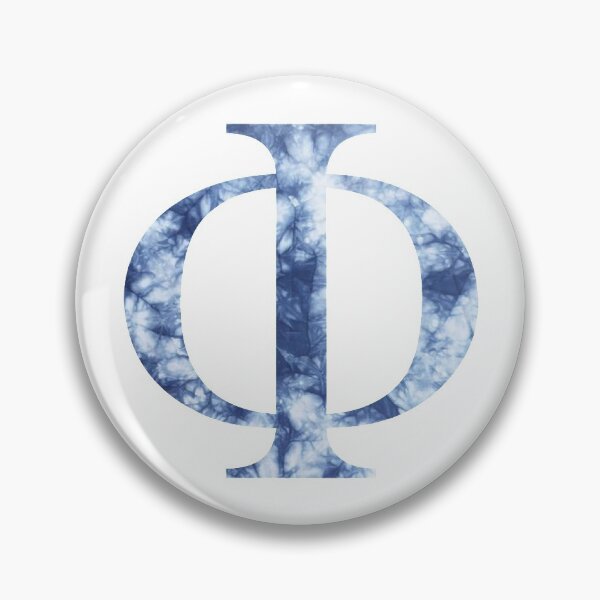 Item preview, blue tie dye phi symbol designed and sold by rcassway03.