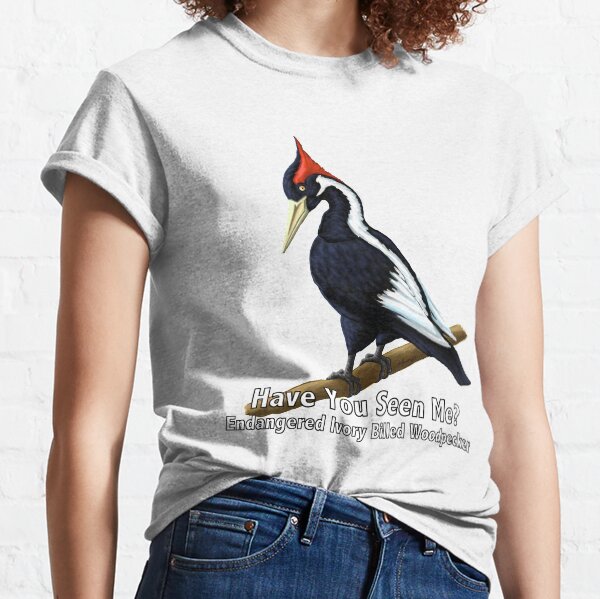 The Rarest Woodpecker (Ivory Billed Woodpecker) Classic T-Shirt