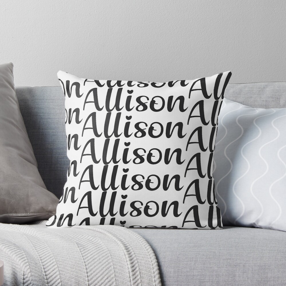 Allison Throw Pillow for Sale by 99Posters