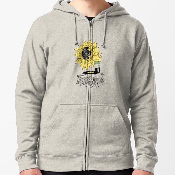 Singing in the sun Zipped Hoodie