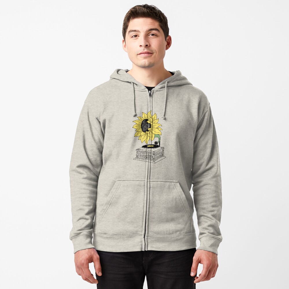 Singing in the sun Zipped Hoodie