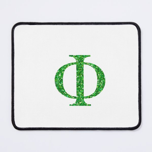 Item preview, green glitter phi symbol designed and sold by rcassway03.
