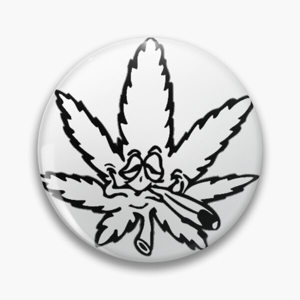Item preview, weed plant smoking a joint designed and sold by LYNNEAPUGH.