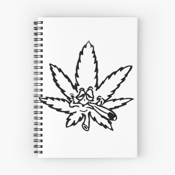 Item preview, weed plant smoking a joint designed and sold by LYNNEAPUGH.