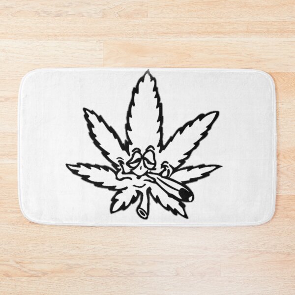 Item preview, weed plant smoking a joint designed and sold by LYNNEAPUGH.