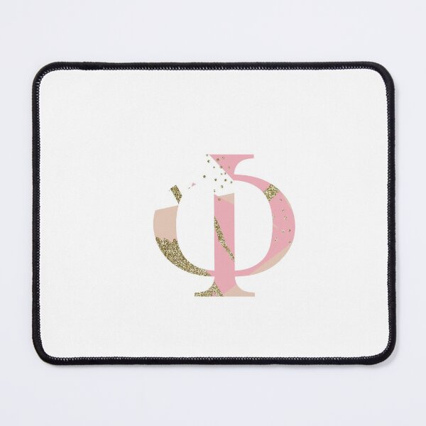 Item preview, pink gold glitter phi symbol designed and sold by rcassway03.