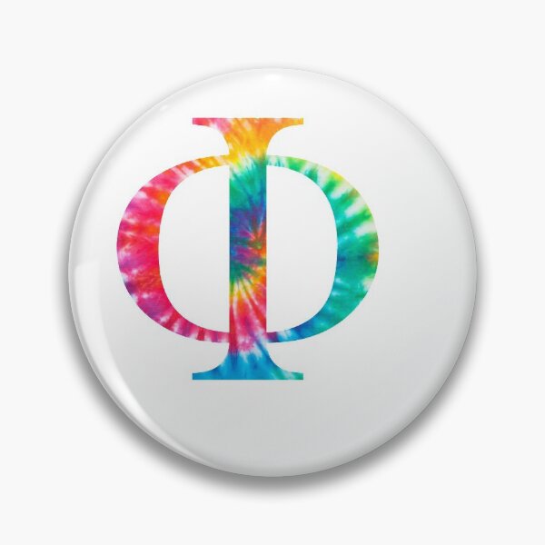 Item preview, tie dye phi symbol designed and sold by rcassway03.