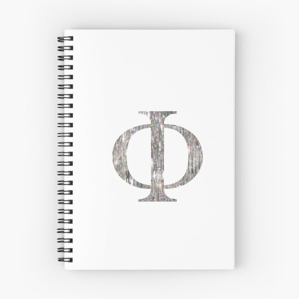 Item preview, silver tinsel phi symbol designed and sold by rcassway03.