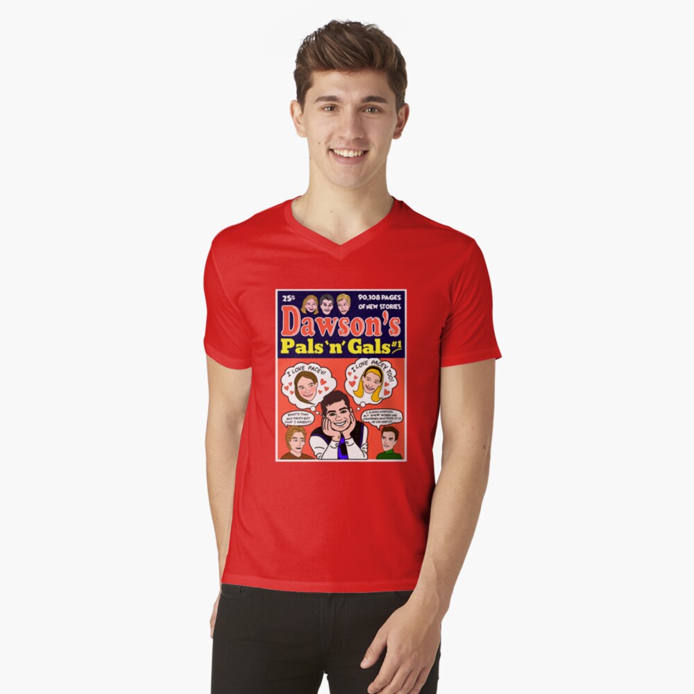Item preview, V-Neck T-Shirt designed and sold by Rewatch-Podcast.