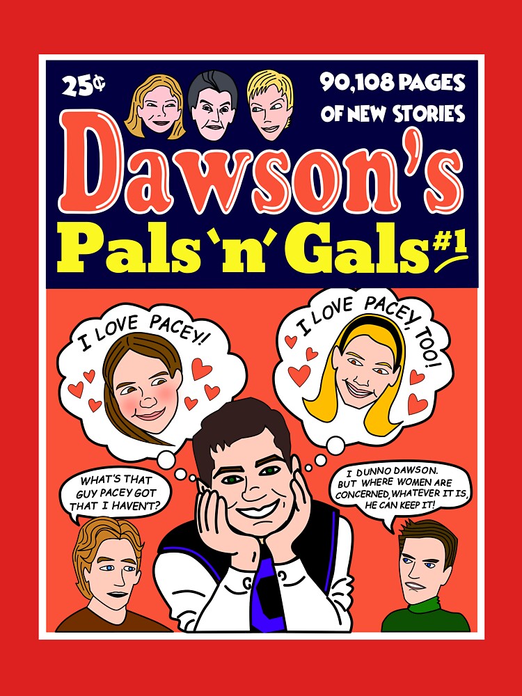 Thumbnail 7 of 7, Classic T-Shirt, Dawson's Creek Comic Book #2 designed and sold by Rewatch-Podcast.