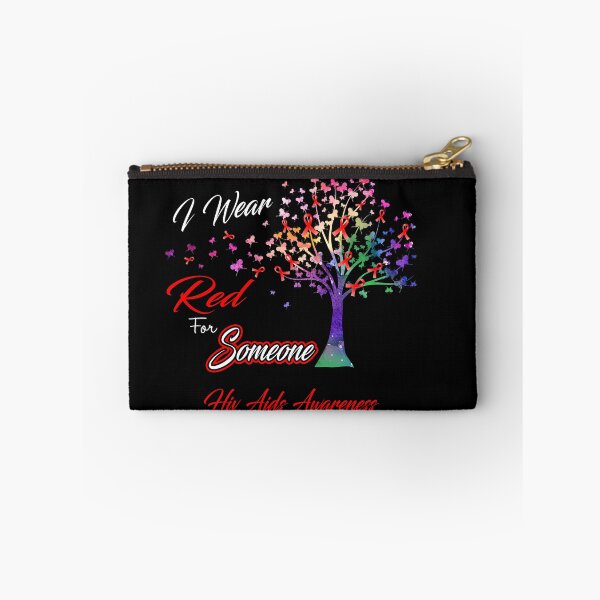 Item preview, Ribbon Tree I Wear Red For Someone Hiv Aids Awareness designed and sold by Tadmab.