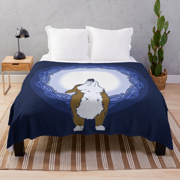 Item preview, Corgi Howling at the Moon designed and sold by MyThingNow.