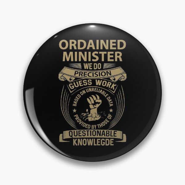 Item preview, Ordained Minister T Shirt - We Do Precision Job Gift Item Tee designed and sold by paneczkopat.