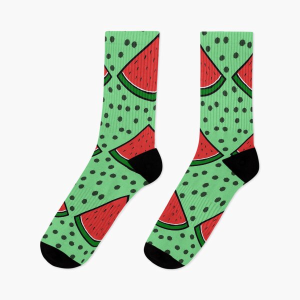 Item preview, Watermelon Print light green background  designed and sold by DemonicGloom.
