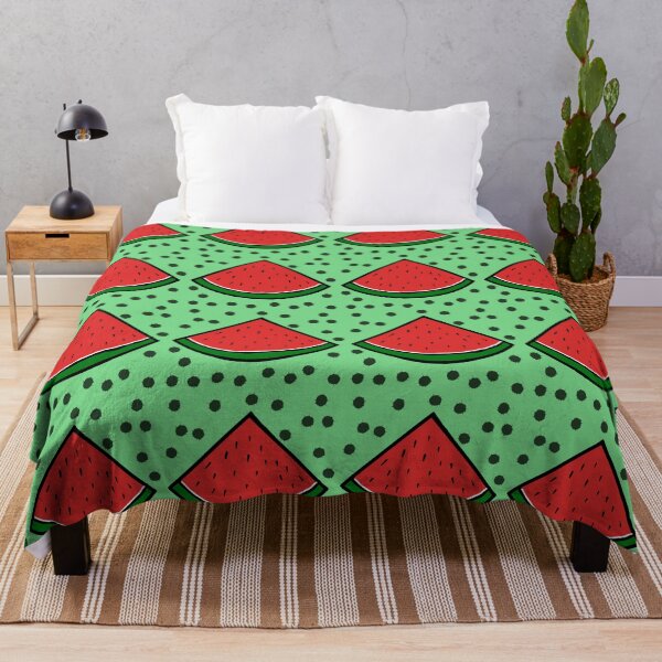 Item preview, Watermelon Print light green background designed and sold by DemonicGloom.