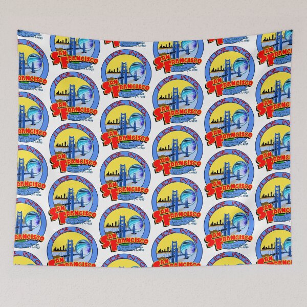 Item preview, Slide Into San Francisco with Sliders Azure Gate Bridge designed and sold by Rewatch-Podcast.