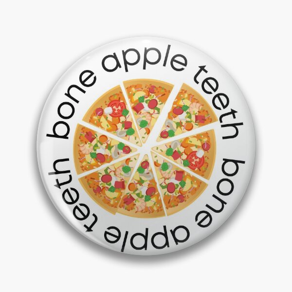 Item preview, Bone Apple Teeth - Pizza, Food, Funny, Gifts designed and sold by designsbyreaia.