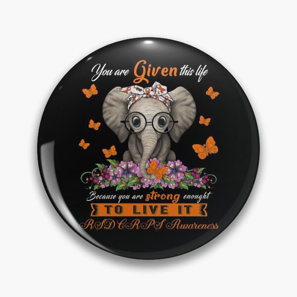 Item preview, RSD CRPS Warrior Cute Elephant Lover Gifts designed and sold by Adropine.