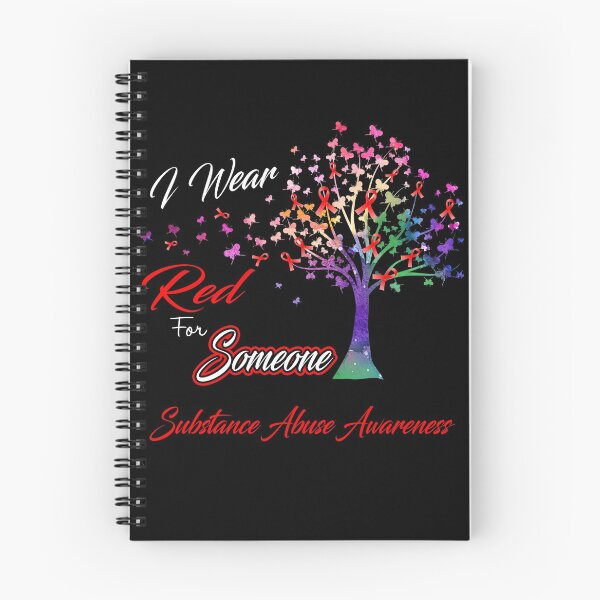 Item preview, Ribbon Tree I Wear Red For Someone Substance Abuse Awareness designed and sold by Tadmab.