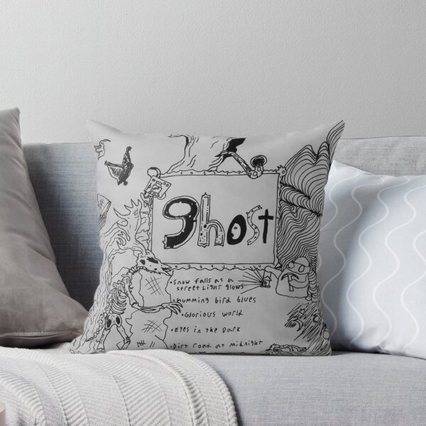 Item preview, ghost poster 2 (black and white) designed and sold by bluecat59.