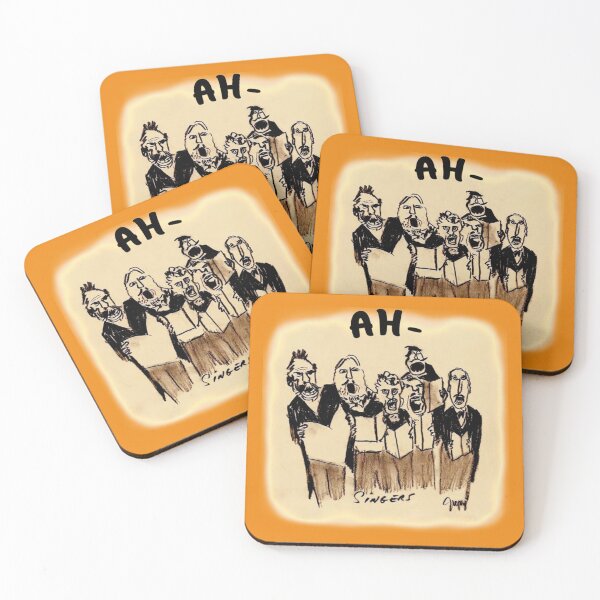 Singers Sing a Song Coasters (Set of 4)