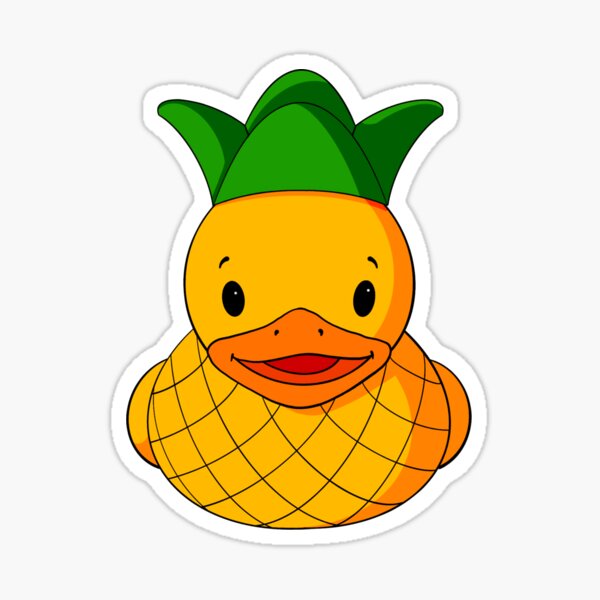 Item preview, Pineapple Rubber Duck designed and sold by Alisha Ober Designs.