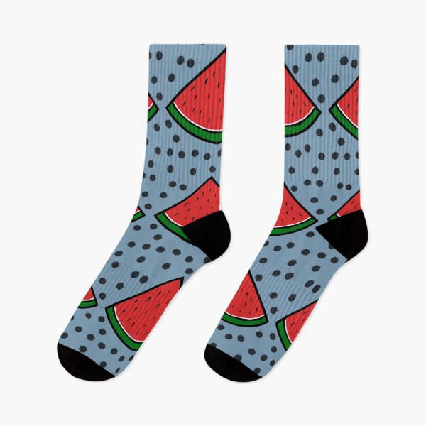 Item preview, Watermelon Print dull blue background  designed and sold by DemonicGloom.