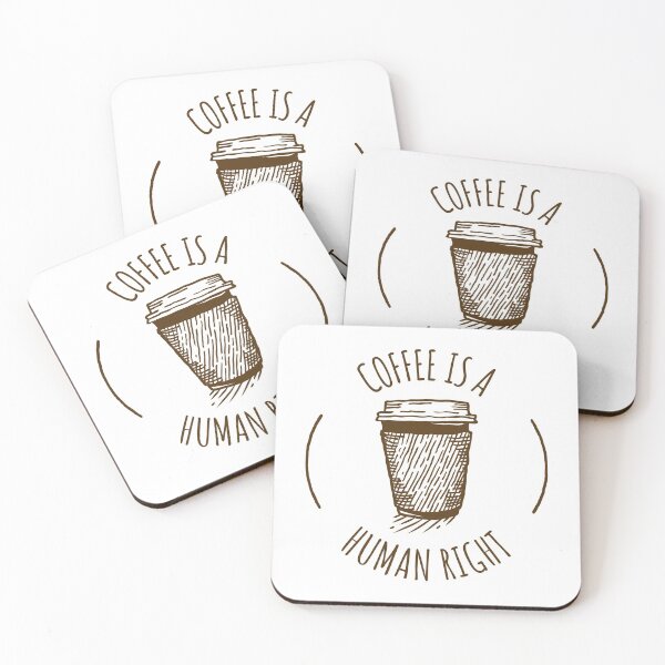 Item preview, Good Coffee Is A Human Right | Hipster Coffee  designed and sold by kahossa93.