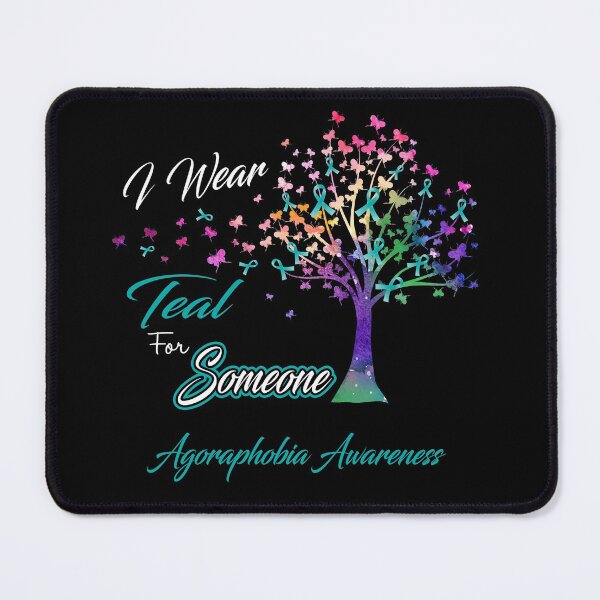 Item preview, Ribbon Tree I Wear Teal For Someone Agoraphobia Awareness designed and sold by Tadmab.