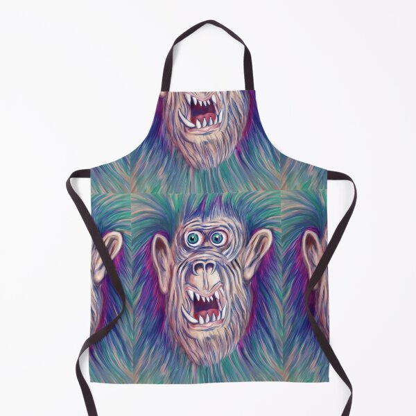 Item preview, Scared primate face designed and sold by Elnica.