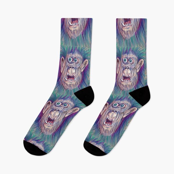 Item preview, Scared primate face designed and sold by Elnica.