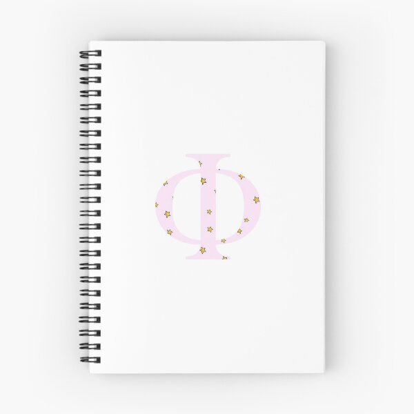 Item preview, pink with yellow starts phi symbol designed and sold by rcassway03.