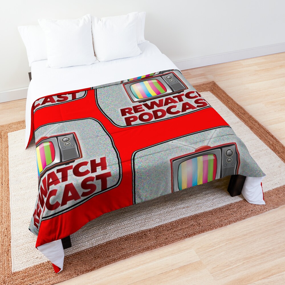 Item preview, Comforter designed and sold by Rewatch-Podcast.