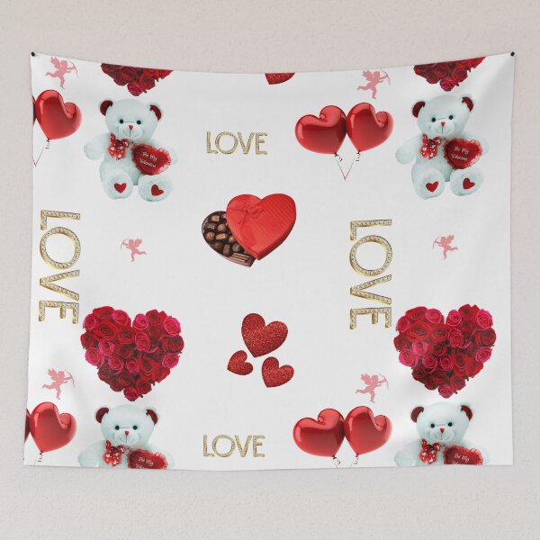 Item preview, Valentine’s Day Print and Sticker Bundle  designed and sold by Pinkmagenta.