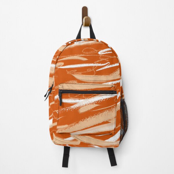 Item preview, Orange Abstract Oil Painting Art Design Print designed and sold by hopecope.