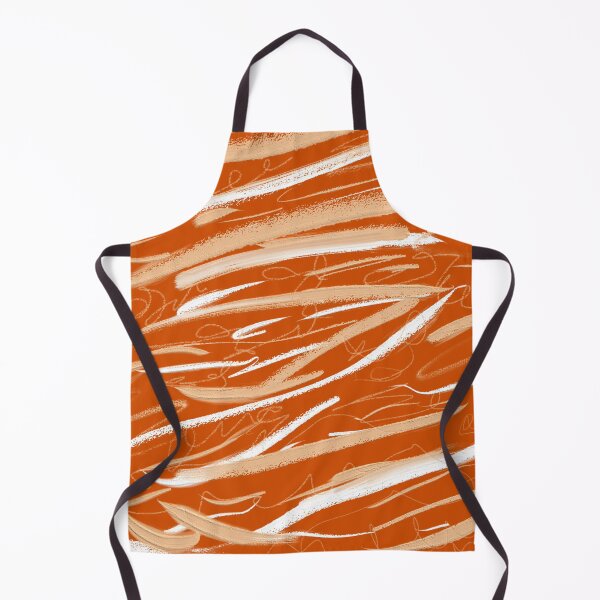 Item preview, Orange Abstract Oil Painting Art Design Print designed and sold by hopecope.