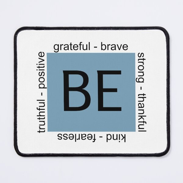 Item preview, be grateful, brave, strong, thankful, kind, positive designed and sold by Finde.
