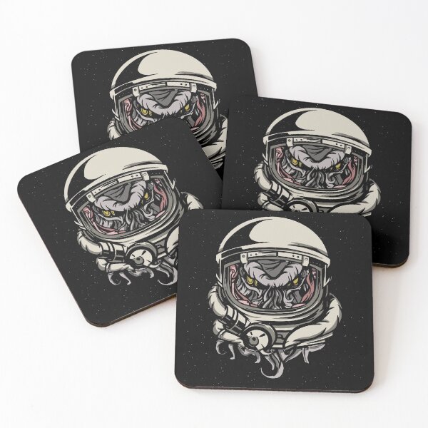 Item preview, Retro Japanese Anime Space Cthulhu Astronaut Occult God designed and sold by MasterArtsman.