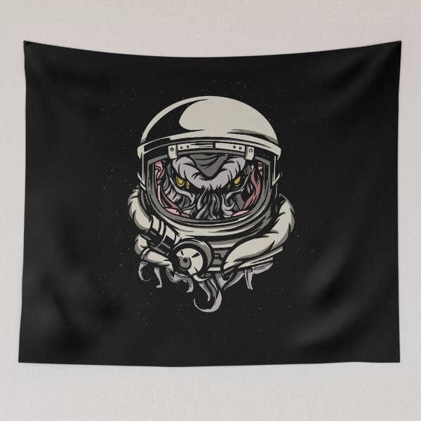 Item preview, Retro Japanese Anime Space Cthulhu Astronaut Occult God designed and sold by MasterArtsman.