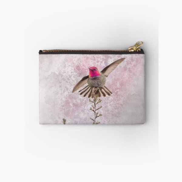 Item preview, Anna's hummingbird watercolor designed and sold by Moxiekingdom.