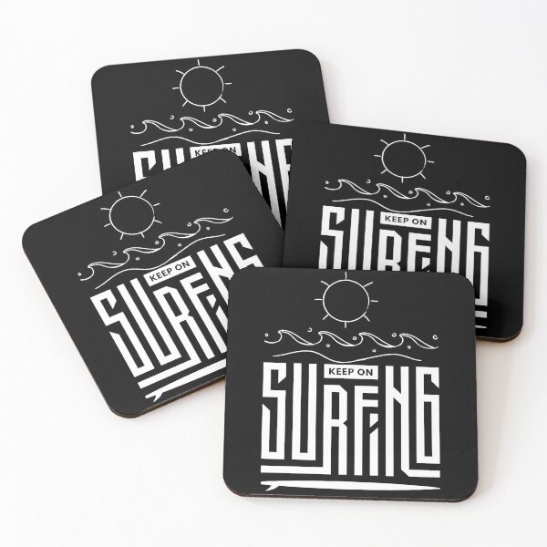 Item preview, Keep On Surfing Ocean Waves Summer Surfing Design designed and sold by Designs By YL.