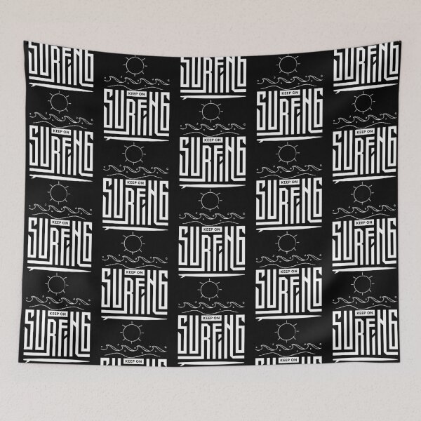 Item preview, Keep On Surfing Ocean Waves Summer Surfing Design designed and sold by Designs By YL.