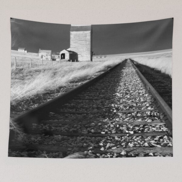 Item preview,   panoramic, widescreen prints, wall posters, Tapestries,Tapestry,throw blankets,comforters,duvet covers ,  train track,Railroad art,train wall art,Train art designed and sold by eyesight4vision.