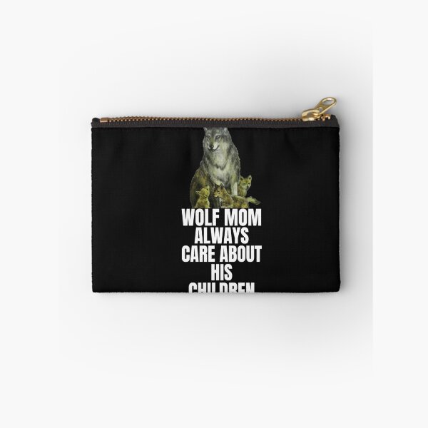 Item preview,  wolf mom always care about his children designed and sold by salahnewdesign.