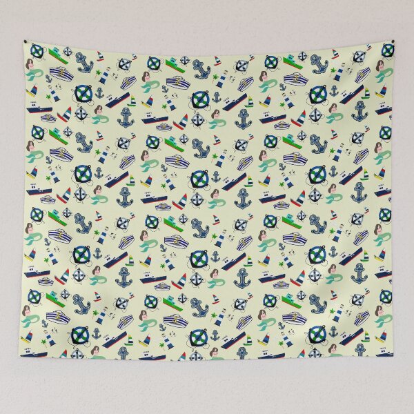 Item preview, Nautical Pattern  designed and sold by MarcSabuncu.
