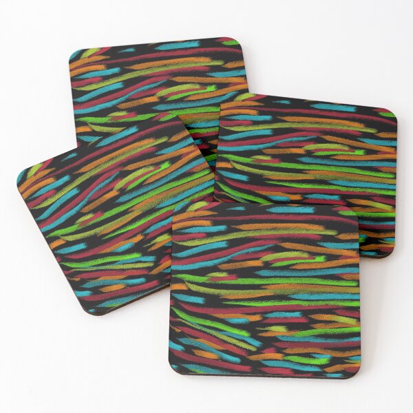 Item preview, Neon Art Abstract Painting Design Print Pattern Colorful designed and sold by hopecope.