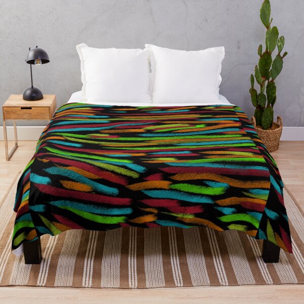 Item preview, Neon Art Abstract Painting Design Print Pattern Colorful designed and sold by hopecope.