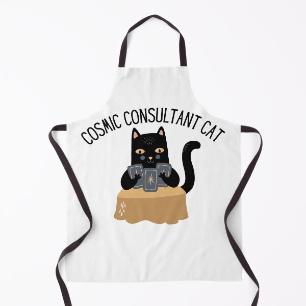 Item preview, cosmic cat consultant black cat tarot designed and sold by designsbyreaia.